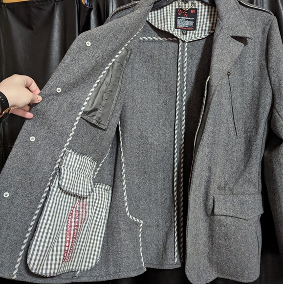 Volcom Scout 216 VP Gray Long Coat - Picture 2 of 8